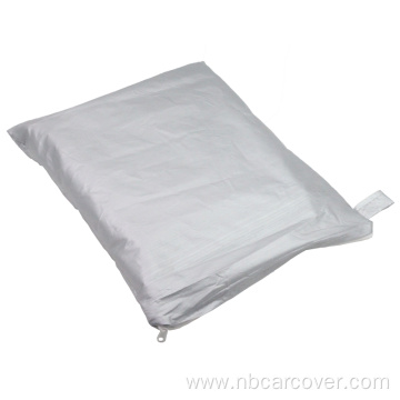 Silver UV-proof water resistant foldable pvc car cover